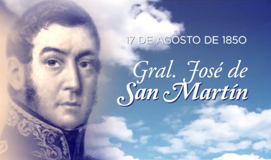 VIDEO  El gobernador Zamora recordoacute al general San Martiacuten