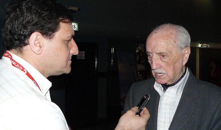 José Antonio Martínez Su�rez durante una entrevista para EL LIBERAL (2008)