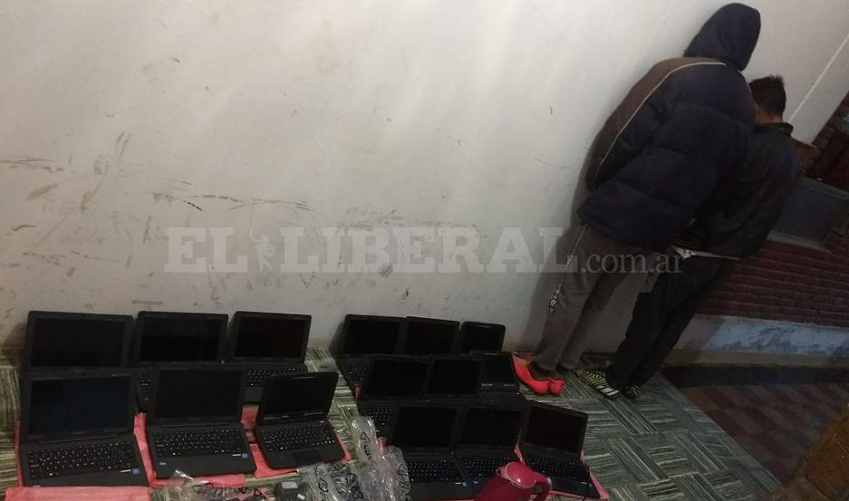 Recuperaron las computadoras que fueron robadas de una escuela rural