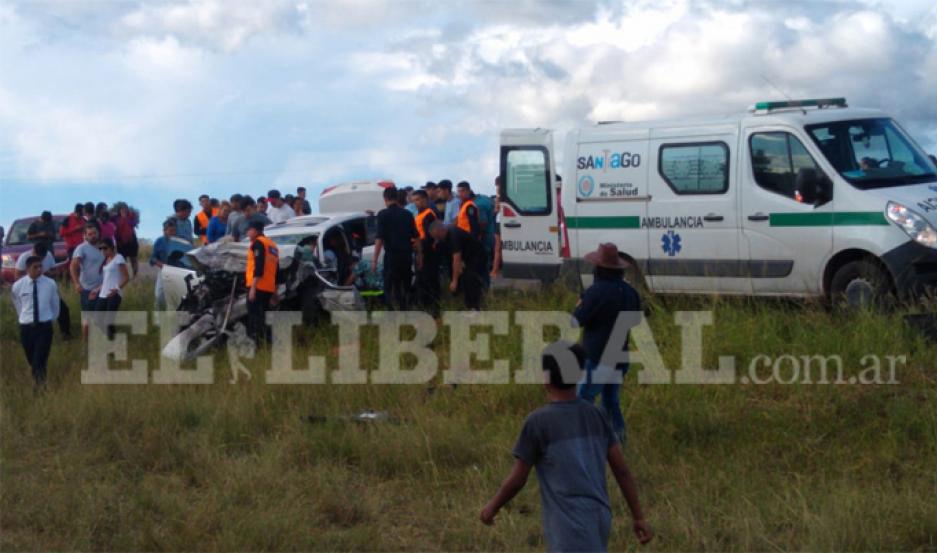 El accidente provocó heridas a tres jóvenes a la altura de la localidad de Yanda