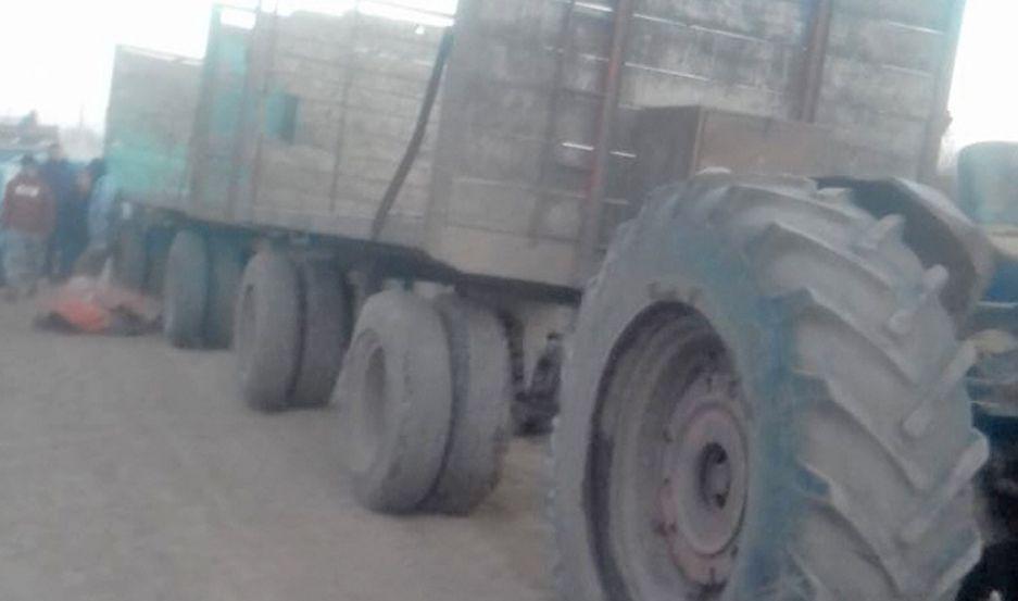 Tragedia en Vilelas- un peoacuten murioacute aplastado por las ruedas de un tractor