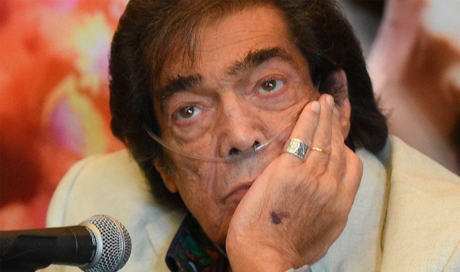 Cacho Castantildea fue internado nuevamente y su situacioacuten es delicada