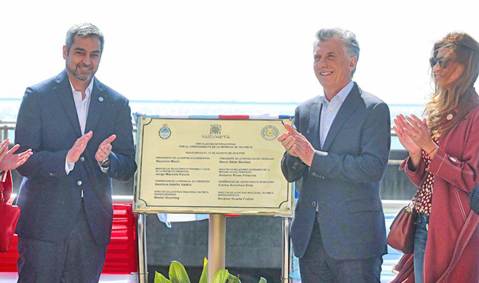 Inauguraron paso fronterizo entre la Argentina y Paraguay