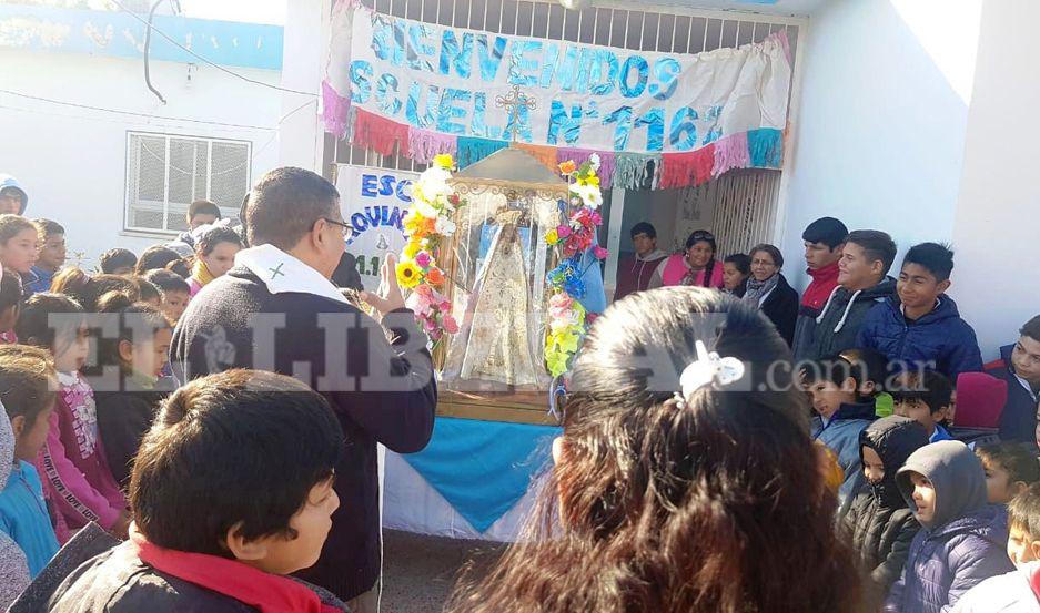 La imagen de la Virgen del Valle visitoacute Pampa de los Guanacos