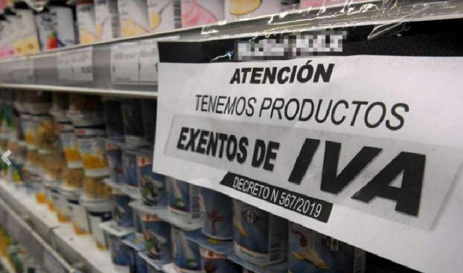 Los supermercados deberaacuten exhibir carteles  de productos con IVA cero