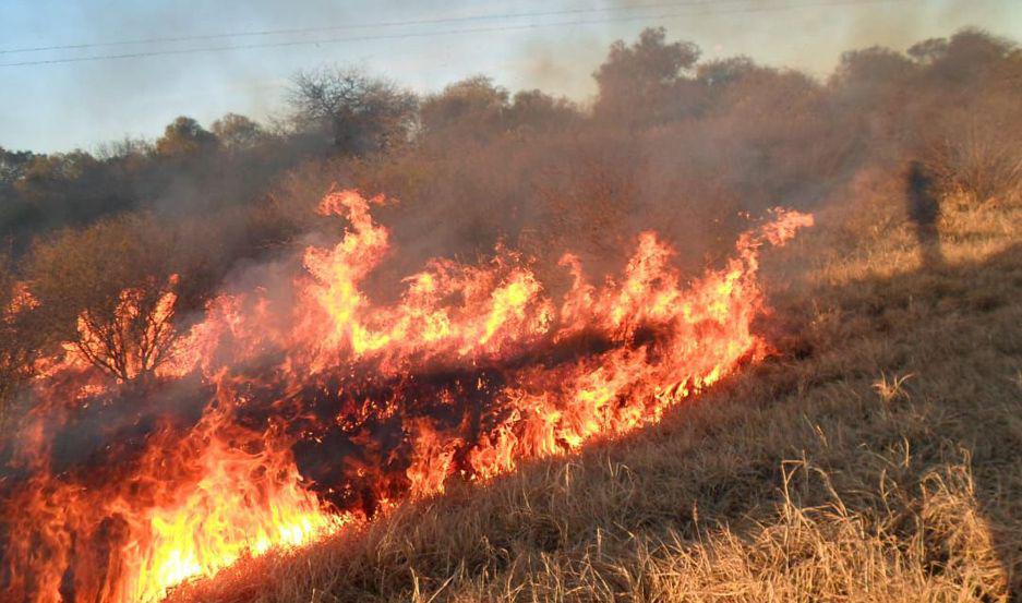 Santiago asediada por incendios forestales y quema de pastizales