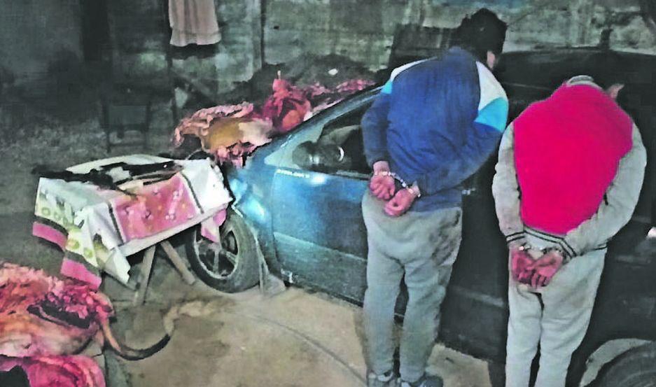 Persecucioacuten y detencioacuten de cuatreros en el interior del departamento Choya