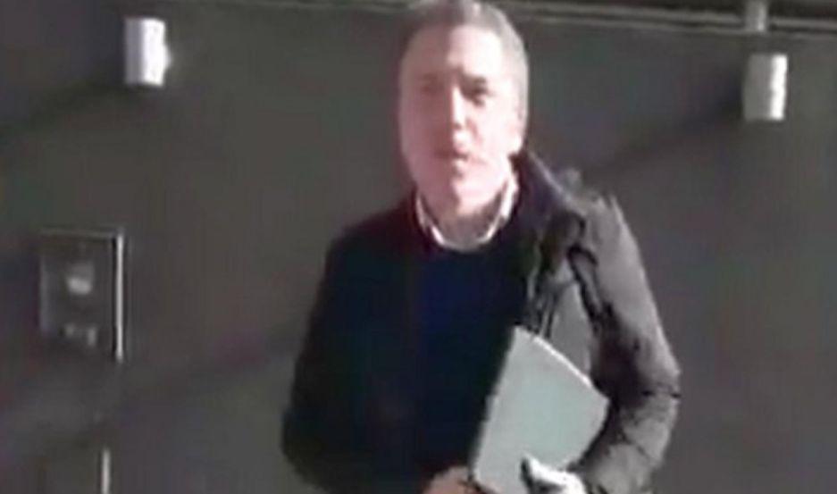 El ex ministro de Economía de la Nación fue interceptado por la prensa a la salida de su casa en el barrio porteño de Belgrano Imagen captura de TV