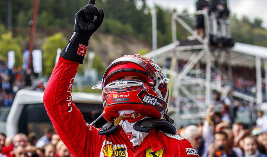 Charles Leclerc le dioacute la victoria a Ferrari en Monza