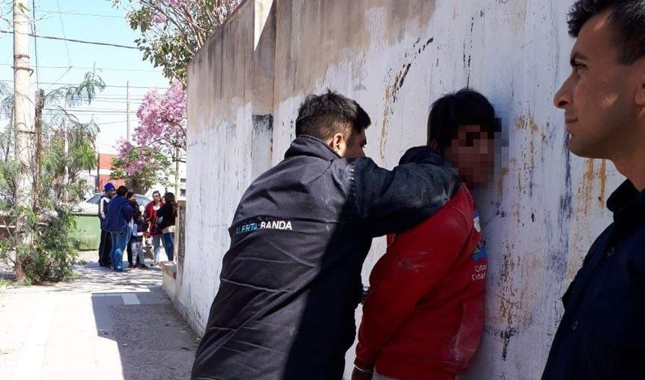 Personal de Alerta Banda evitoacute un robo en pleno centro
