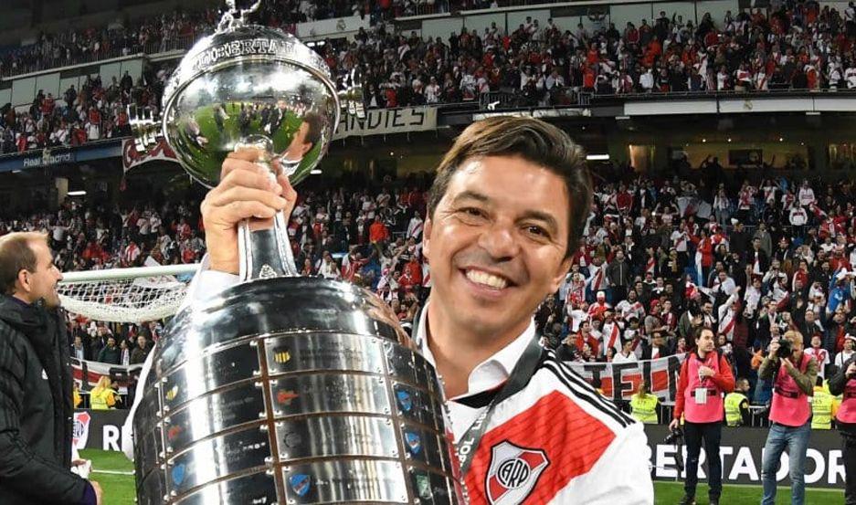 El club europeo que felicitoacute a Gallardo por haber conseguido la Copa Libertadores