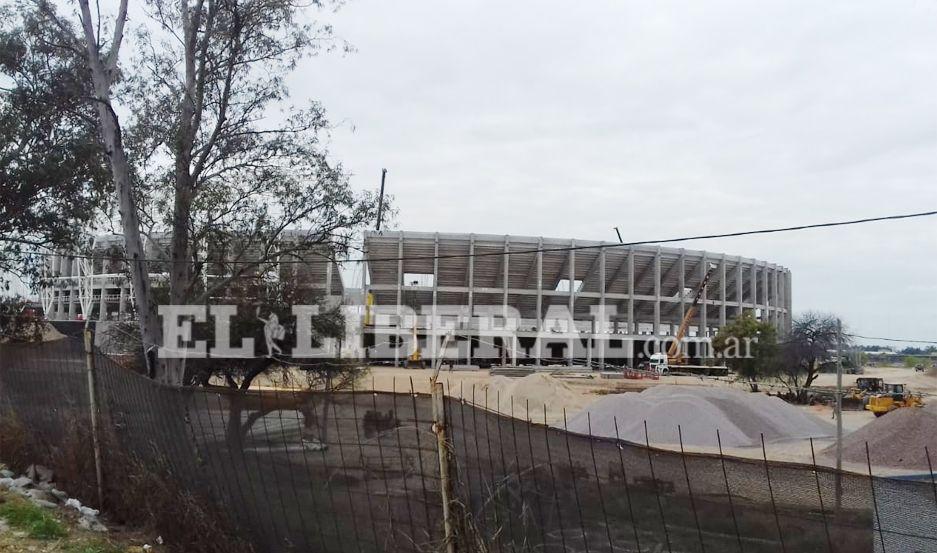 En la jornada de hoy terminó la construcción de las tribunas del Estadio Único de Santiago del Estero