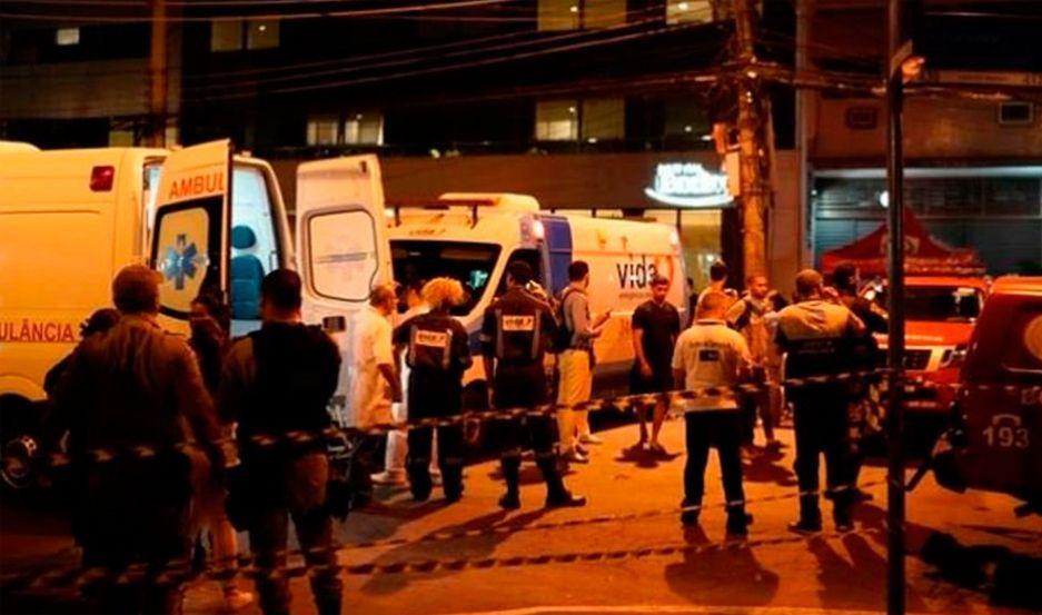 Rio de Janeiro- se incendió un hospital y hay al menos once muertos