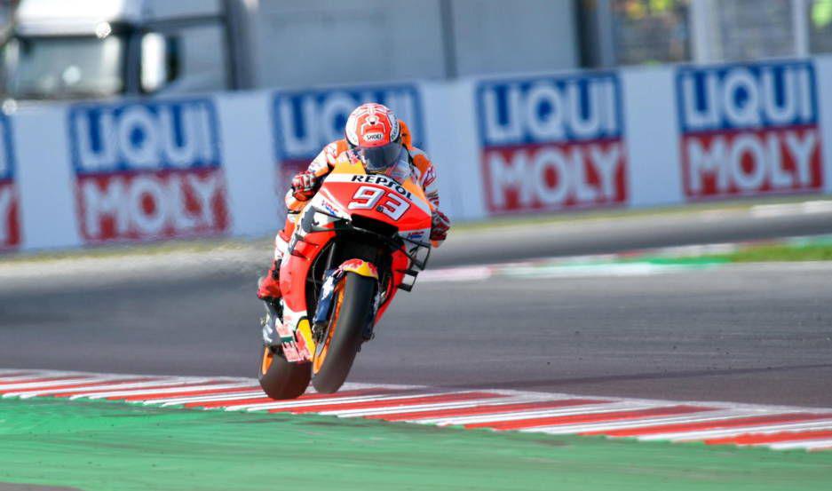 Miraacute las mejores imaacutegenes del triunfo de Marc Maacuterquez en Misano
