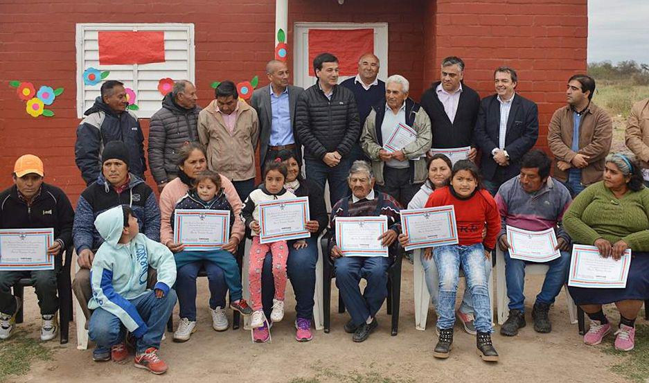 Habilitaron 23 viviendas sociales en Maco y Vuelta de la Barranca