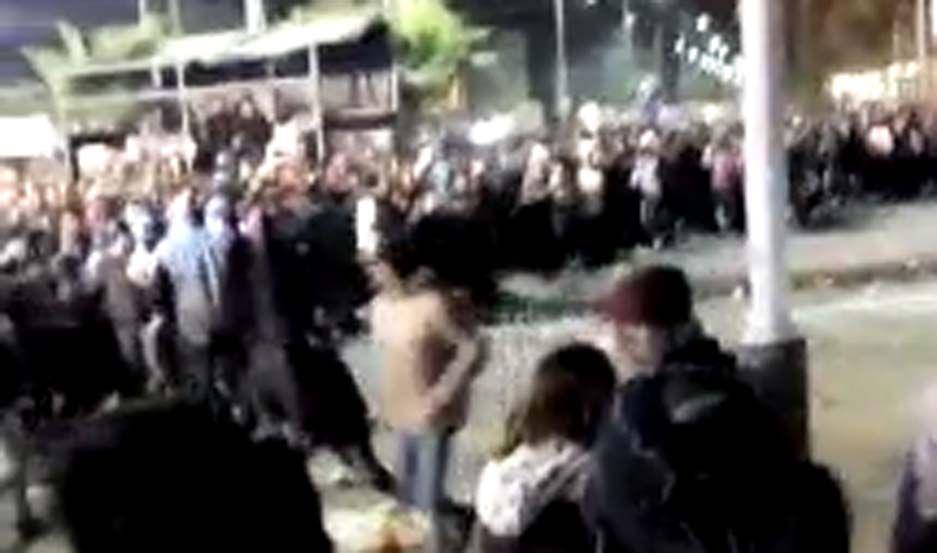 VIDEO  Serios incidentes en la fiesta por el cumpleantildeos de La Banda