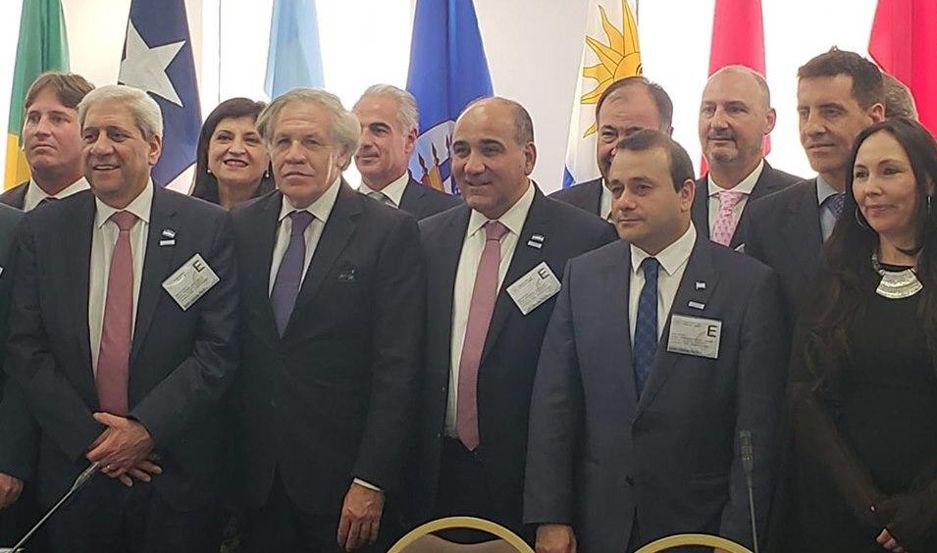 Santiago suscribioacute la carta de intencioacuten entre la OEA y las provincias de la Zicosur