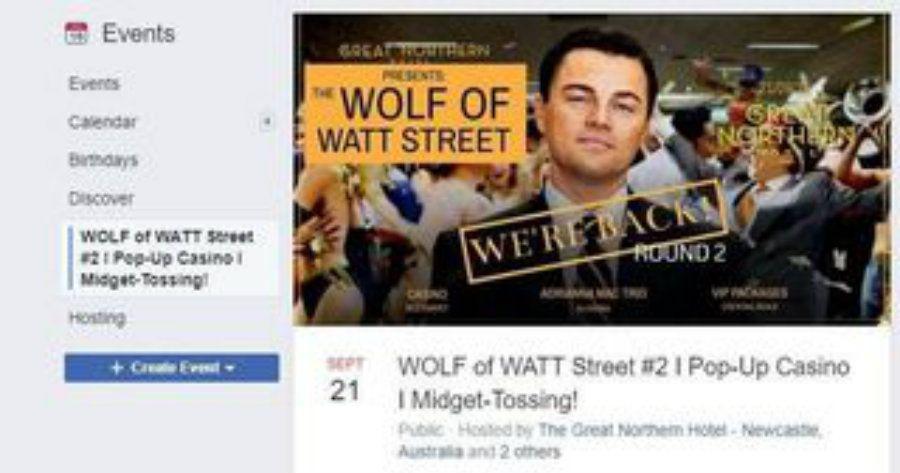 Se organizoacute un ldquolanzamiento de enanosrdquo y se generoacute un escaacutendalo