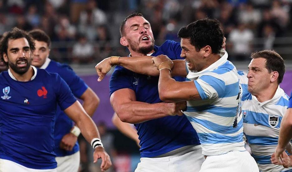 FOTOS Asiacute se desatoacute la pelea entre Los Pumas y los jugadores de Francia
