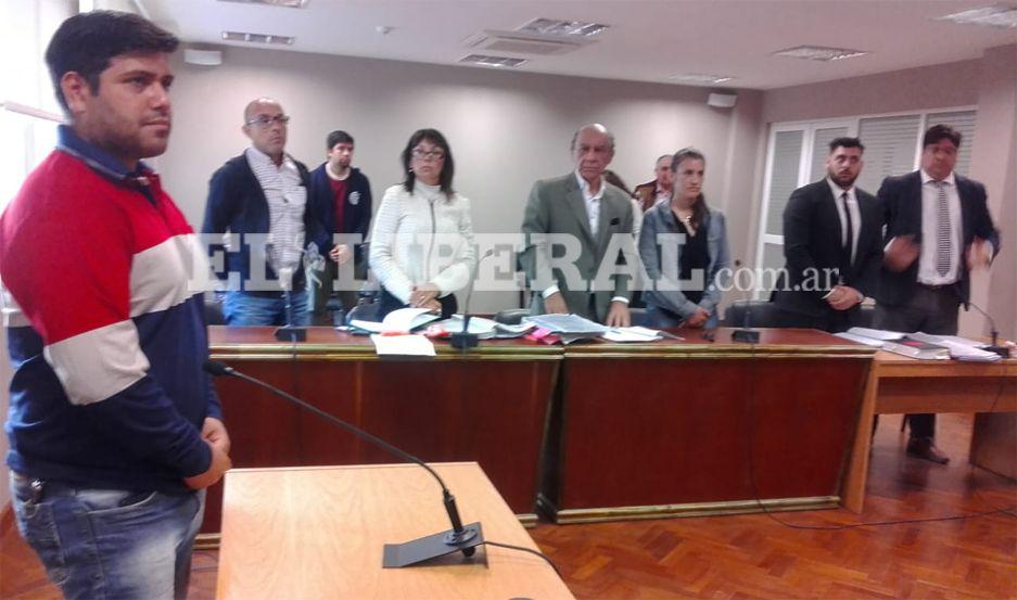 La audiencia se desarrolla en el Palacio de Tribunales de Santiago del Estero