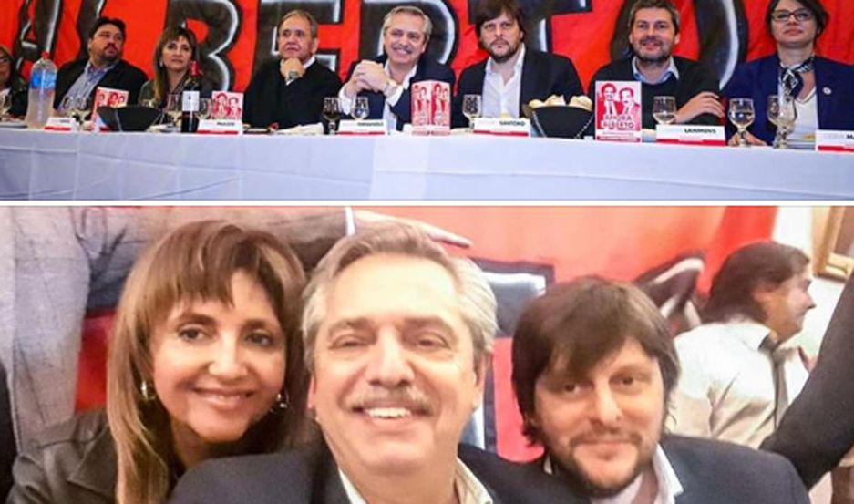 La intendente de la Capital en una imagen con Alberto Fern�ndez