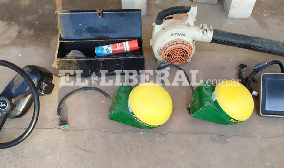 El personal de la Policía de la Provincia logró recuperar el botín 