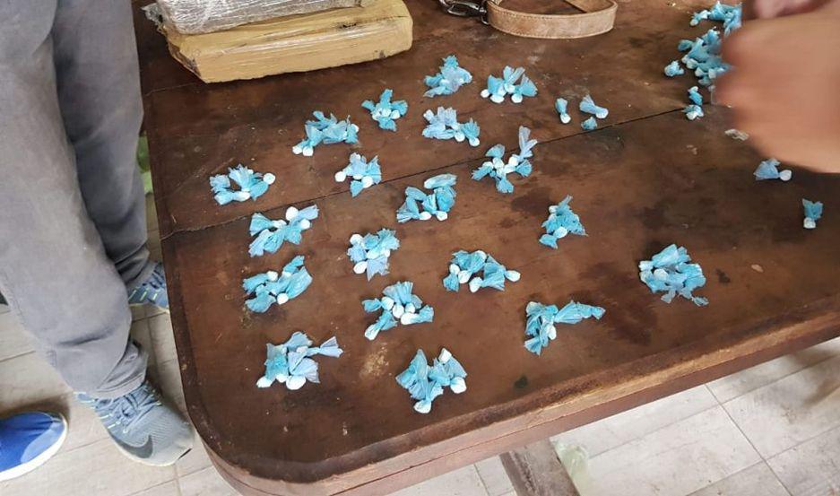 Varias denuncias motivaron el allanamiento de la casa de la joven madre quien en su poder tenía diversa cantidad de droga 