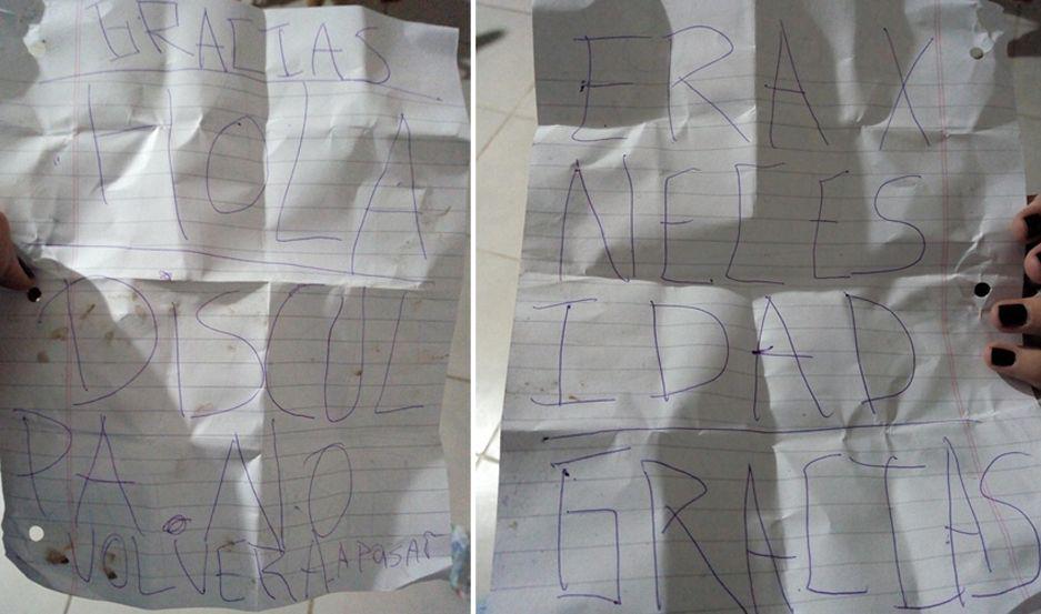 Ladroacuten arrepentido- roboacute una bicicleta y la devolvioacute con un pedido de disculpas