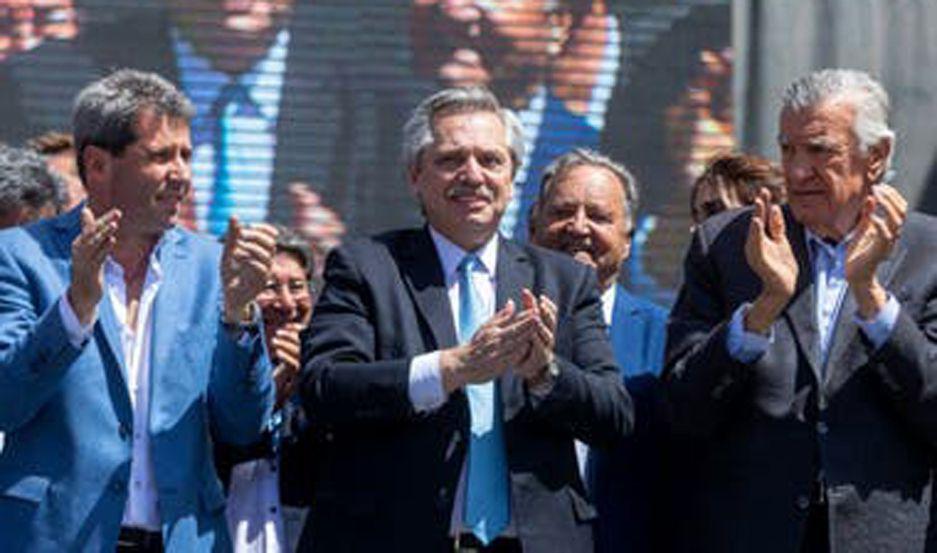 Alberto Fernndez en San Juan Foto- Frente de Todos