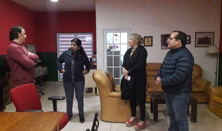 Natalia Neme visitoacute el comedor comunitario de Margarita Barrientos