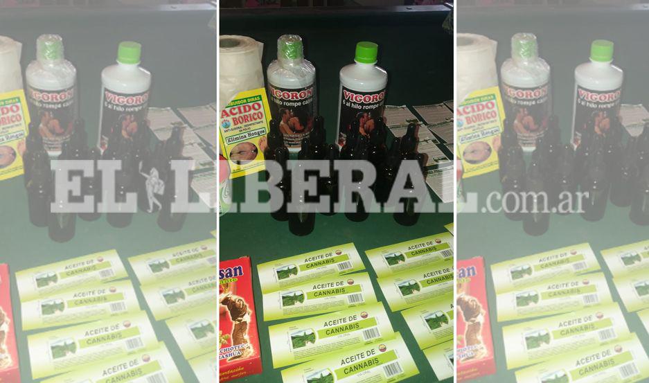 Las sustancias prohibidas fueron incautadas por el personal de la Policía Federal Argentina