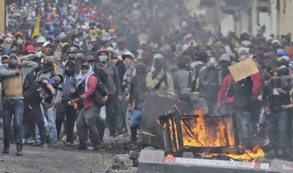 Siguen las protestas en Ecuador