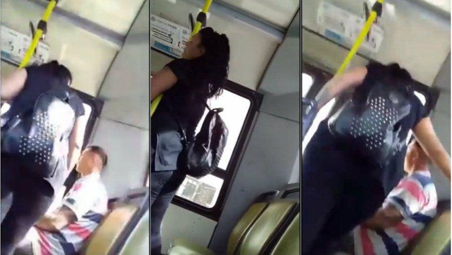 Una joven agredioacute a su novio por saludar a su amiga en un colectivo