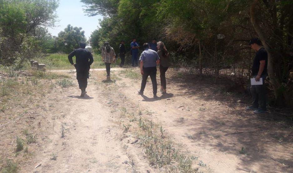 Las representantes del Ministerio Pblico estuvieron en el lugar del crimen y supervisaron los trabajos
de los uniformados