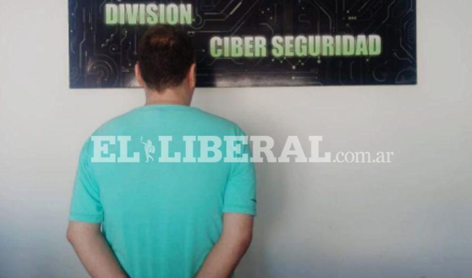 El locutor fue apresado en la ciudad de La Banda por efectivos de la División Ciber Seguridad