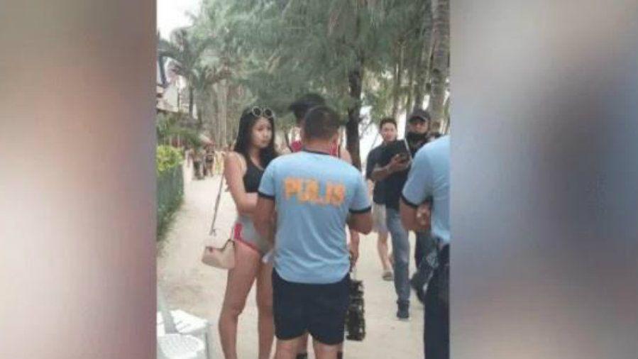 Detuvieron a una turista en filipinas por usar iexcluna microbikiny