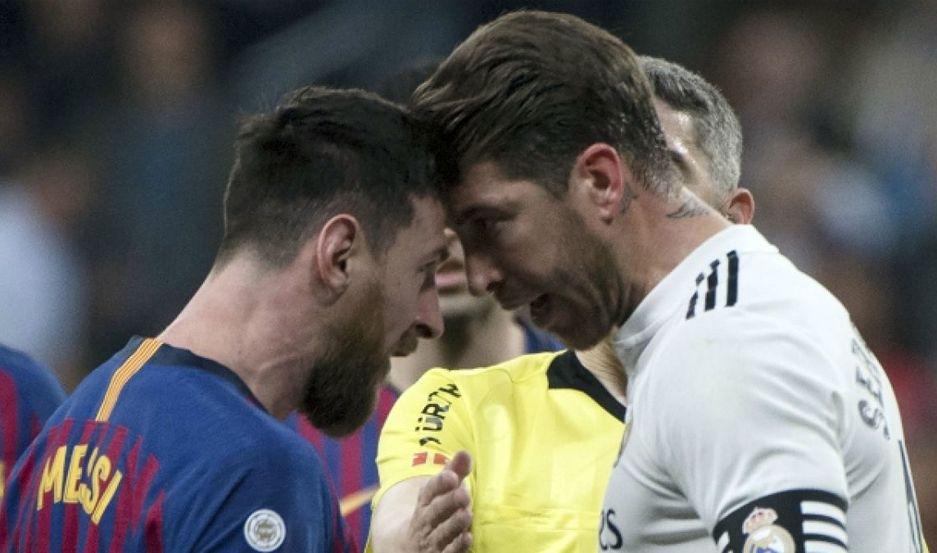 El cruce entre Messi y Sergio Ramos