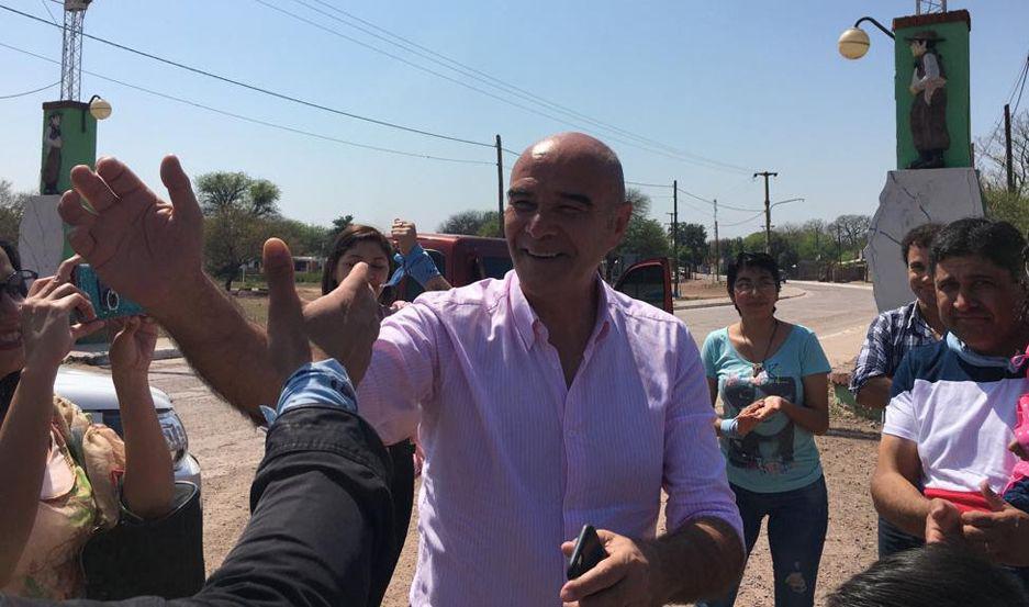 Uno de los candidatos presidenciales cierra su campantildea en Suncho Corral