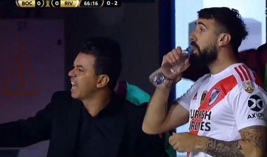 El grito de Gallardo que enfurecioacute a los de Boca- iexclTirate tirate