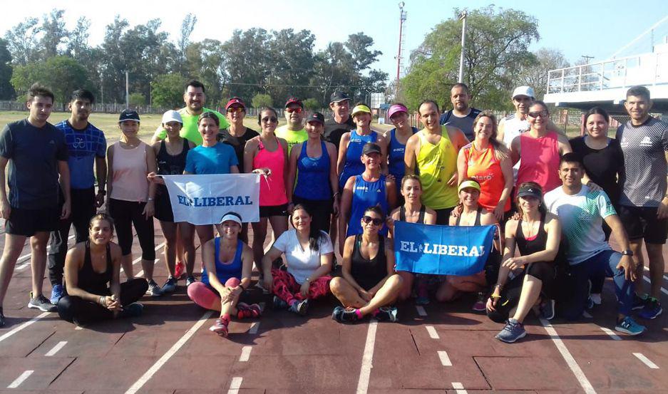 Los atletas del gimnasio Ironsport trabajaron nuevamente pensando en el Maratón de EL LIBERAL la cita del año