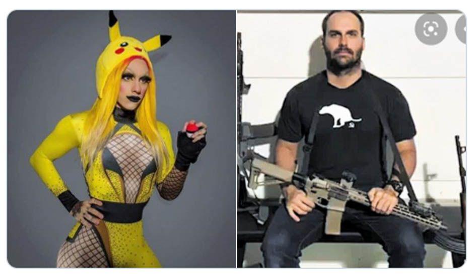 El tenso cruce entre el hijo de Bolsonaro y el de Alberto Fernaacutendez