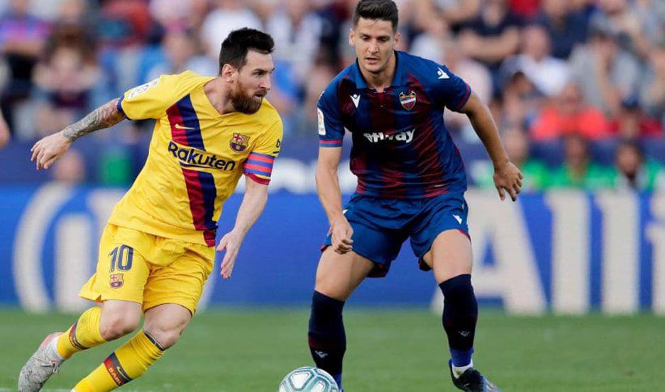 VIDEO  El Barcelona con Messi perdioacute 3 a 1 frente al Levante