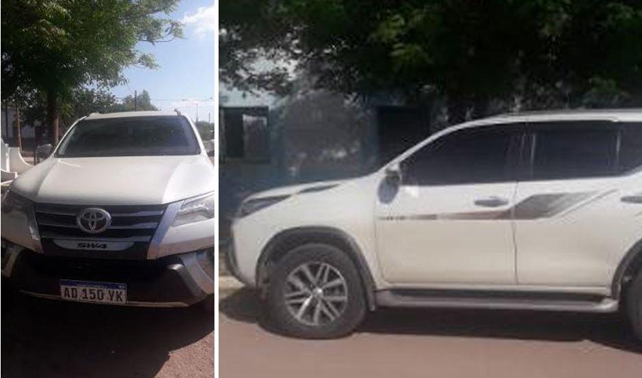 La mujer se trasladaba en una Toyota modelo SW4