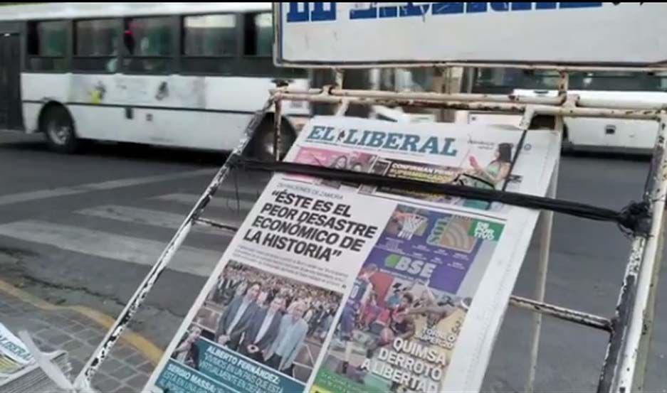 Por el Diacutea del Canillita no hay diarios impresos en todo el paiacutes