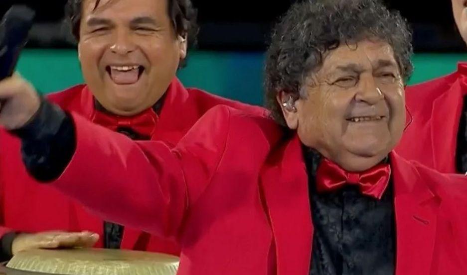 VIDEO El tremendo show de Los Palmeras en la final de la Sudamericana