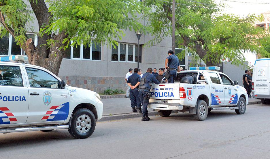 AUDIENCIA El acusado fue trasladado al Palacio de Justicia y participó de la audiencia 
