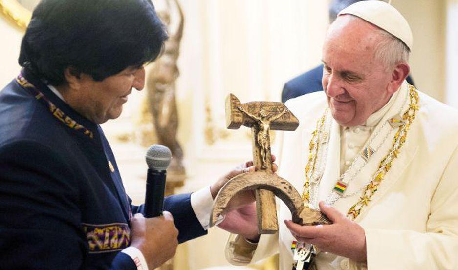 Evo Morales pidió la mediación del Papa Francisco en el conflicto de Bolivia