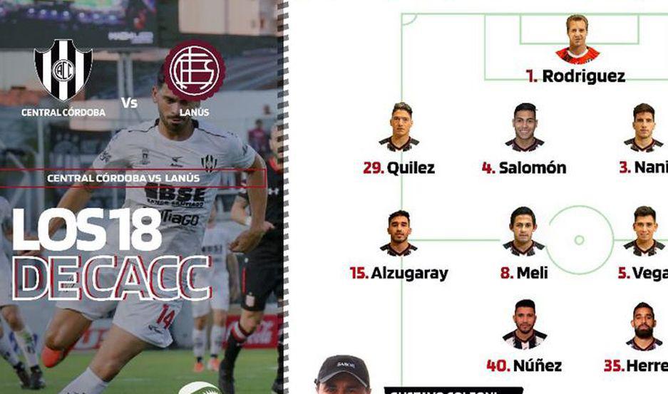 Estos son los 11 titulares del Ferro para enfrentar a Lanuacutes