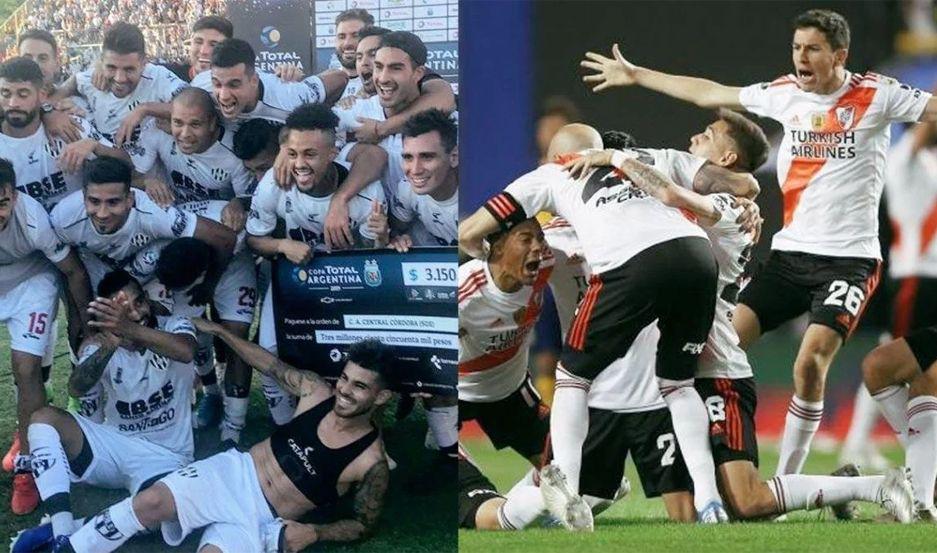 Central Coacuterdoba y River se veraacuten las caras en la final de la Copa Argentina