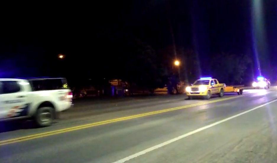 VIDEO Impresionante despliegue de policiacuteas en Las Termas de Riacuteo Hondo